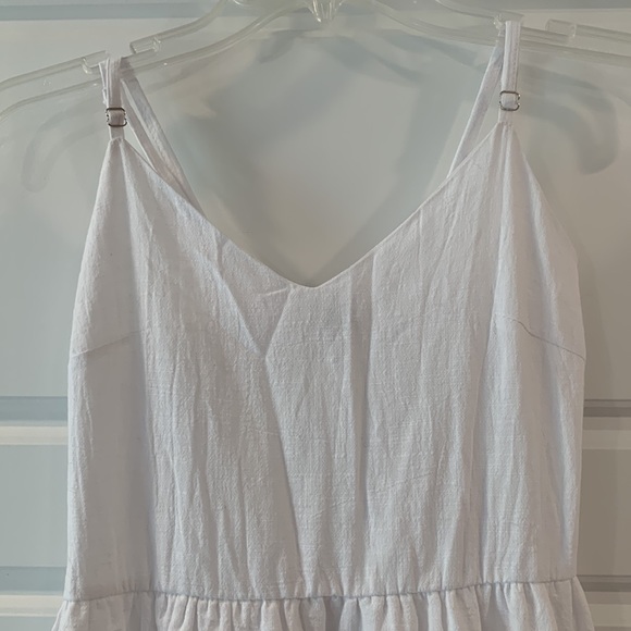 White Ruffled Dress - Picture 2 of 8